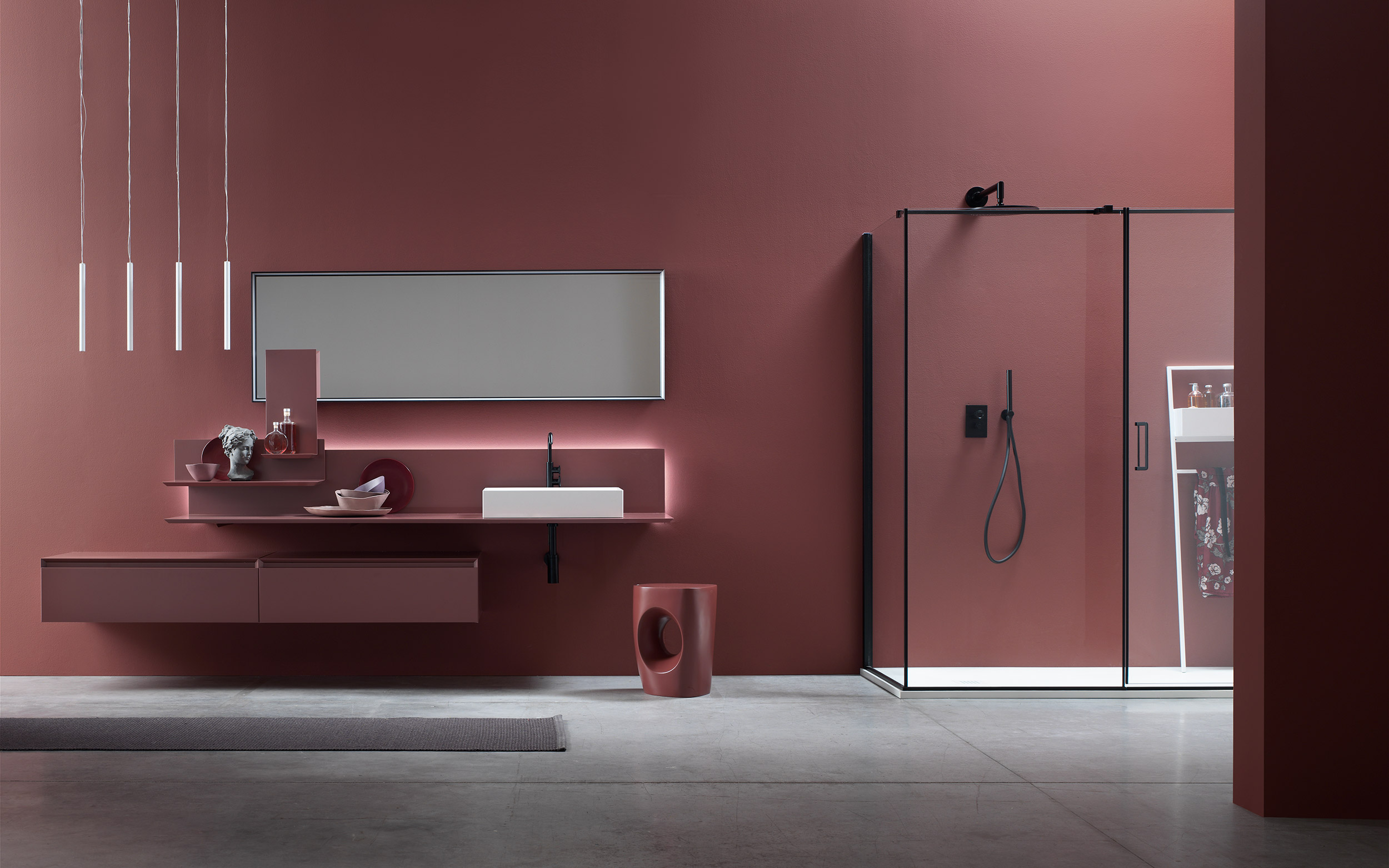 bagno rosso